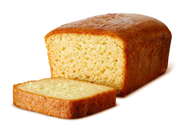 Gluten Free Lemon Pound Cake Bulk Case (6 Loaves-about 54 servings).
